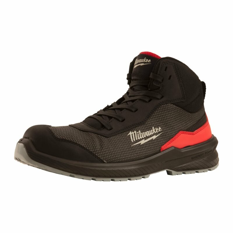  MILWAUKEE FLEXTRED BLACK BOOTS 43/9 S1PS 4932493708